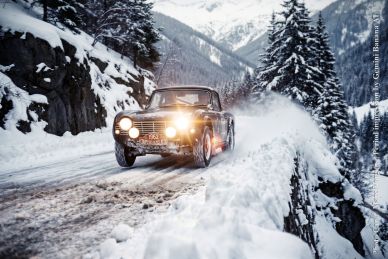 Triumph TR4 rally car, 1962