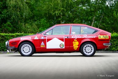 Alfa Romeo Alfetta 1800 GT rally car, 1975